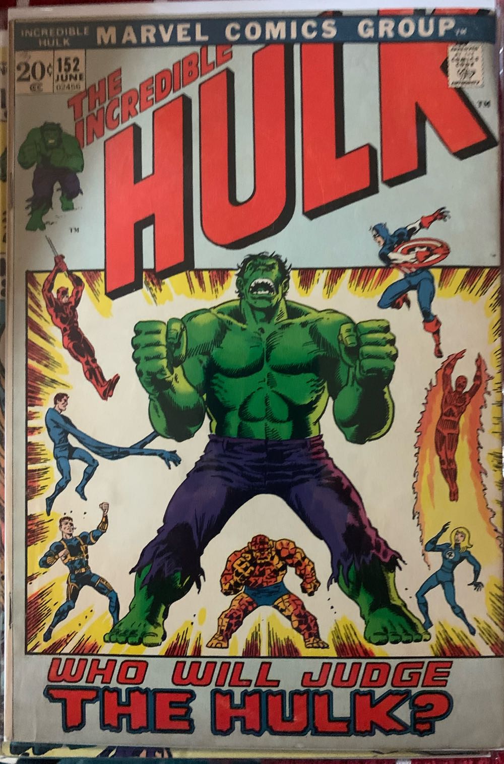 Incredible Hulk - Marvel Comic Group (152 - 06/1972) comic book collectible - Main Image 3