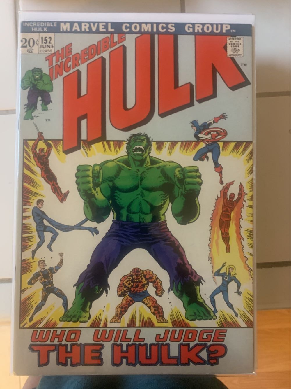 Incredible Hulk - Marvel Comic Group (152 - 06/1972) comic book collectible - Main Image 4