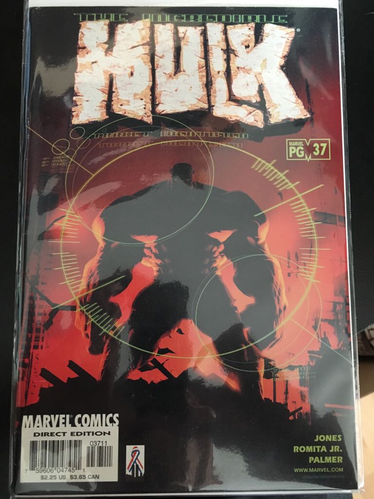 The Incredible Hulk - Marvel Comics (37 - Apr 2002) comic book collectible [Barcode 75960604745103711] - Main Image 1