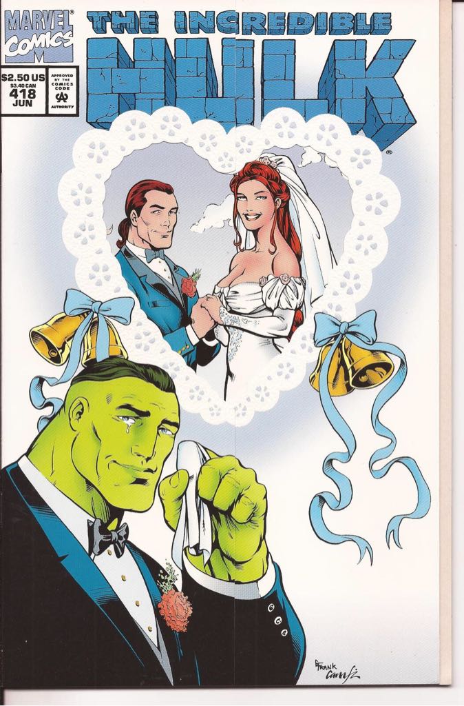 The Incredible Hulk - Marvel Comics (418 - Jun 1994) comic book collectible [Barcode 75960602456841821] - Main Image 1