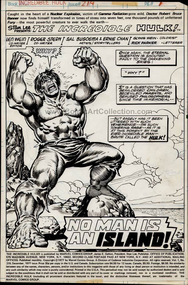 Incredible Hulk, The - Marvel Comics Group (219 - Jan 1978) comic book collectible - Main Image 3