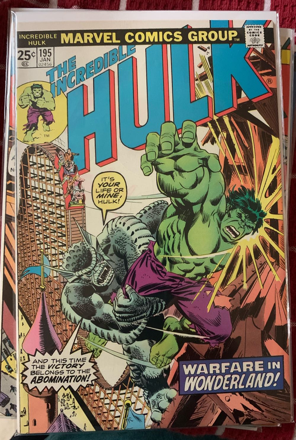 Incredible Hulk #195 - Marvel Comics (195 - 01/1976) comic book collectible - Main Image 3