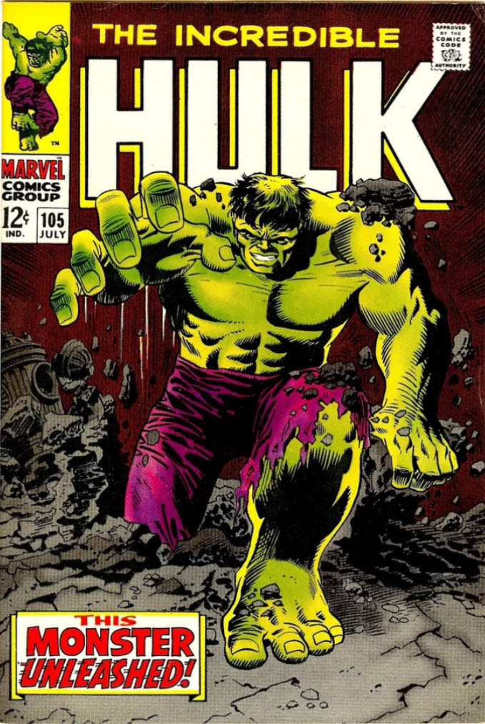 The Incredible Hulk (Vol. 1) - Marvel Comics Group (105 - Jul 1968) comic book collectible - Main Image 3