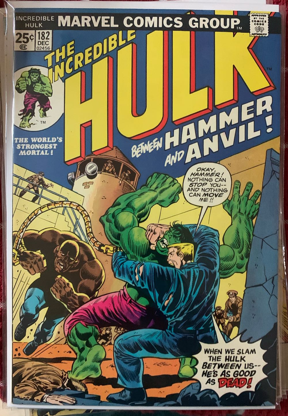 The Incredible Hulk - Marvel Comics (182 - 12/1974) comic book collectible - Main Image 4
