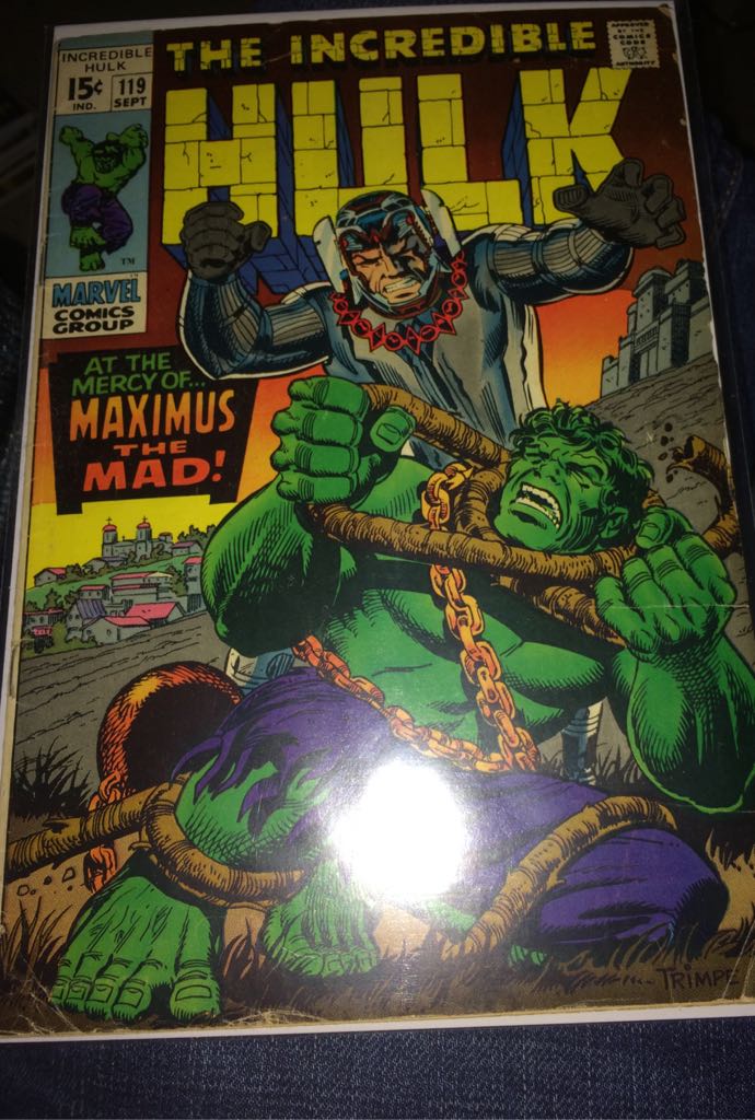 The Incredible Hulk - Marvel Comics Group (119 - 09/1969) comic book collectible - Main Image 1