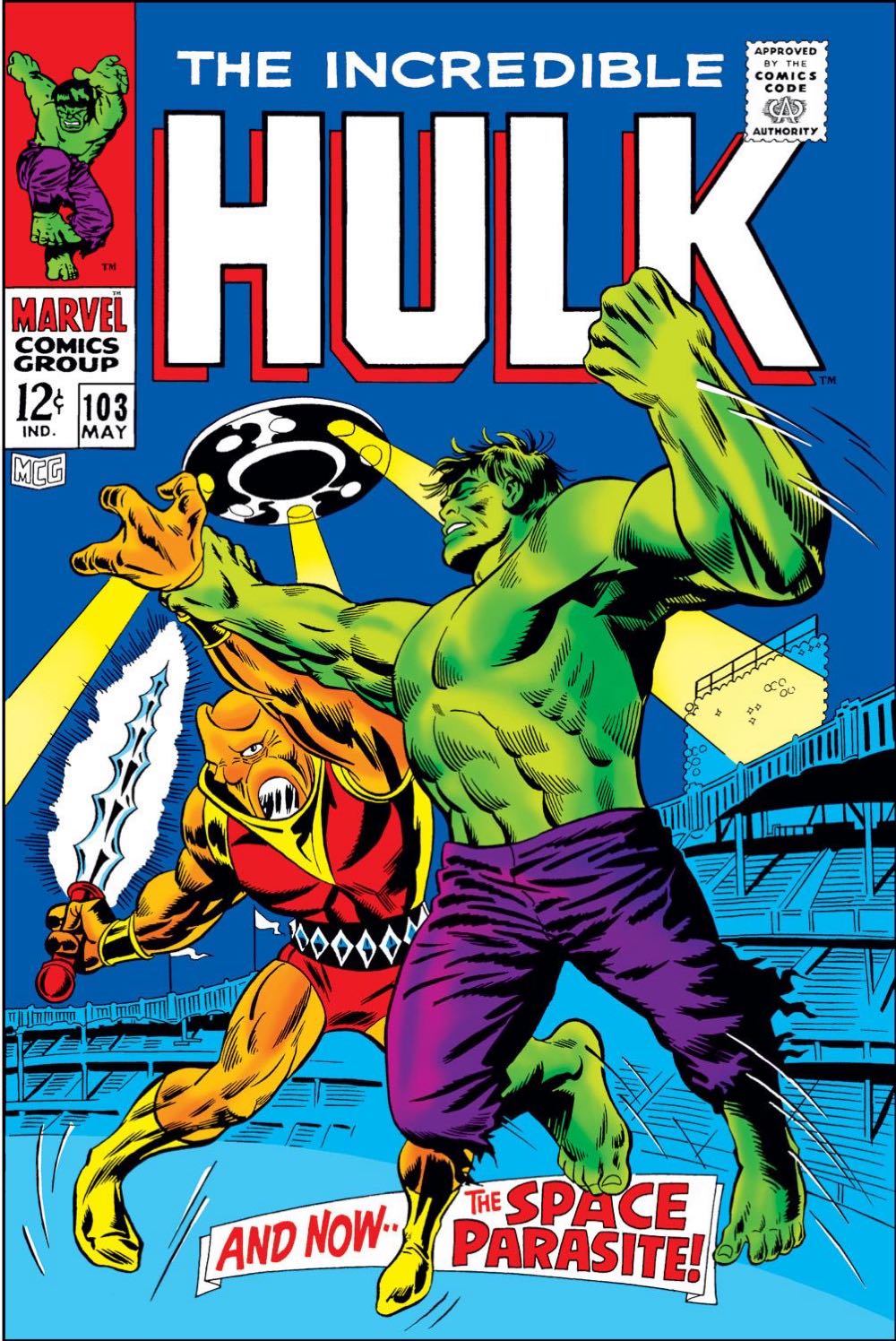 The Incredible Hulk - Marvel Comics (103 - 05/1968) comic book collectible - Main Image 2