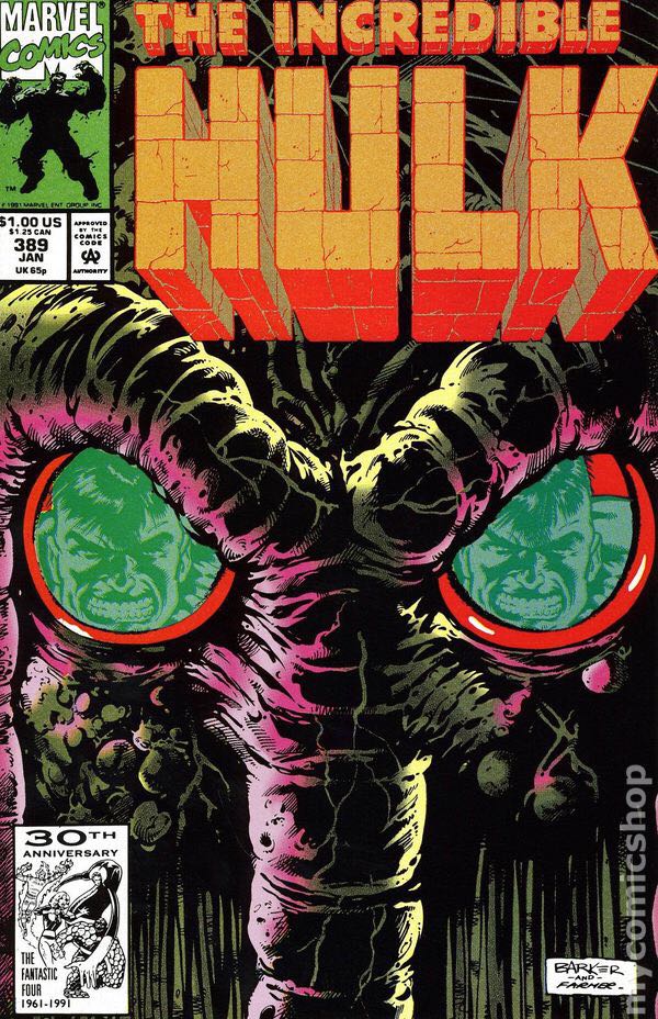 The Incredible Hulk  (389) comic book collectible - Main Image 1