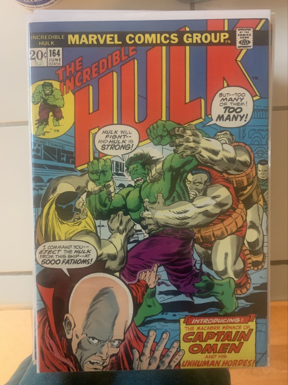 The Incredible Hulk - Marvel Comics Group (164 - 06/1973) comic book collectible - Main Image 2