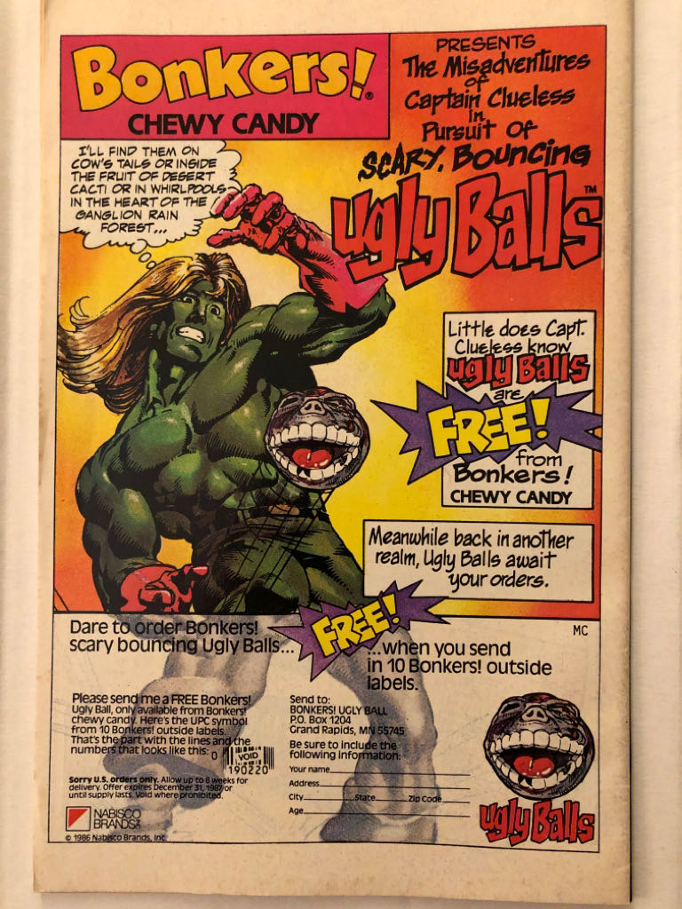 Strange Tales :Cloak and Dagger and Doc. Strange - Marvel (2 - 05/1987) comic book collectible [Barcode 071486028932] - Main Image 2