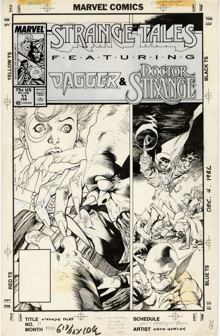 Strange Tales :Cloak and Dagger and Doc. Strange - Marvel Comics (11 - Jul 1988) comic book collectible [Barcode 071486028932] - Main Image 2
