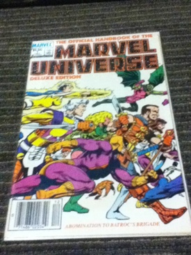 Official Handbook Of The Marvel Universe Deluxe Edition - Marvel Comics (1 - Dec 1985) comic book collectible [Barcode 071486020349] - Main Image 1