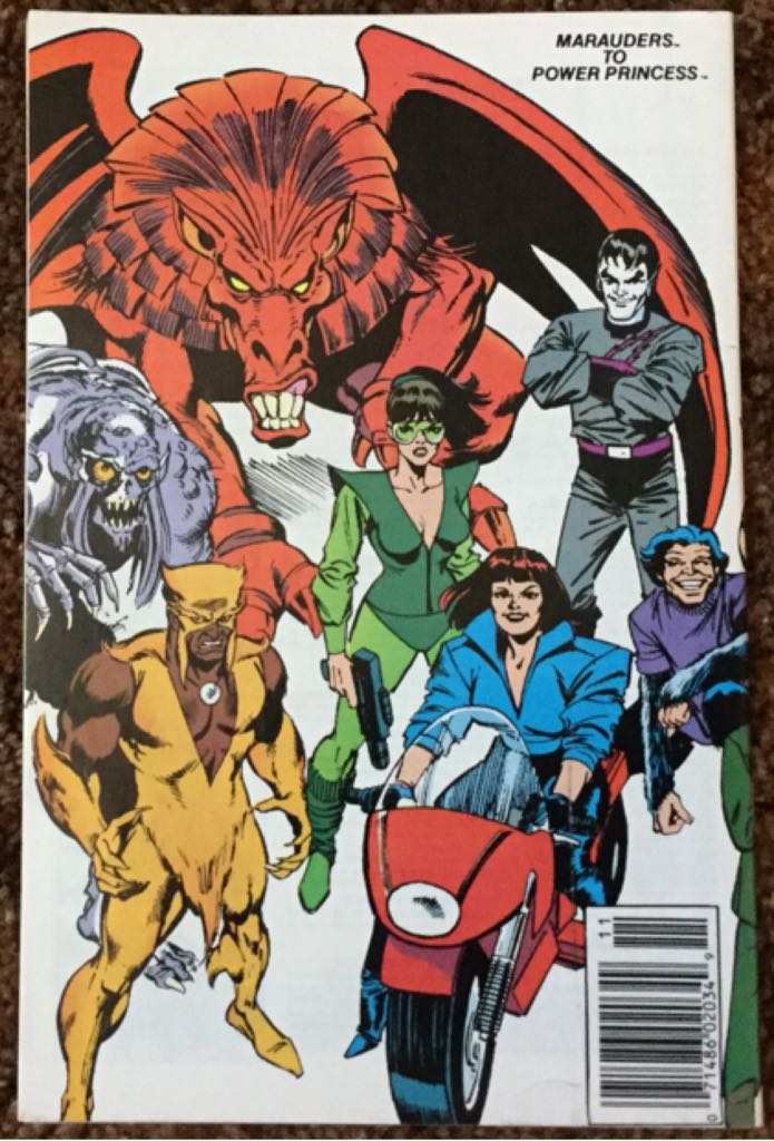 The official handbook of the Marvel Universe:Update 89 - Marvel Comics Group (5 - Nov 1989) comic book collectible [Barcode 071486020349] - Main Image 2