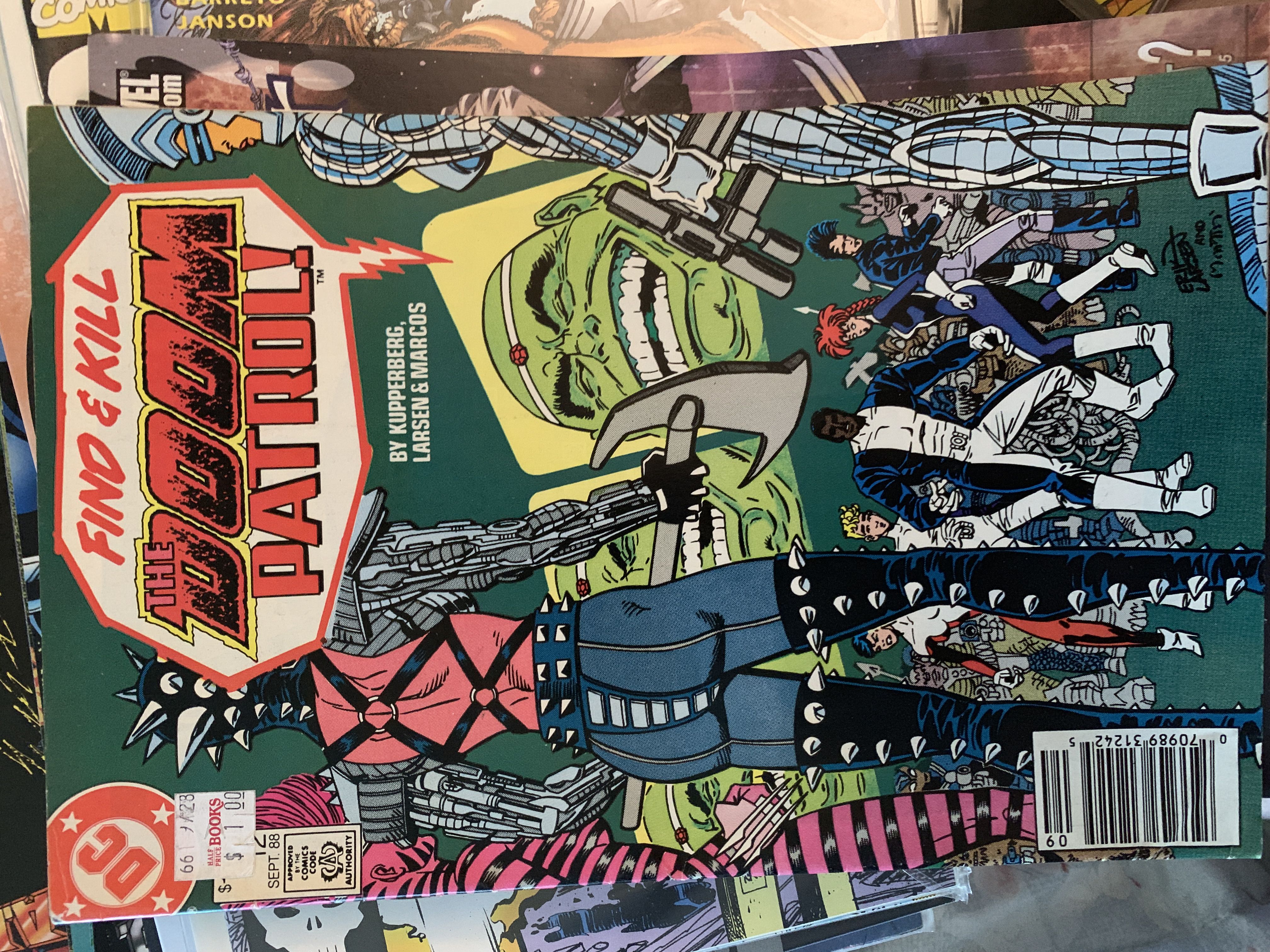 Doom Patrol Vol 2 - DC Comics (12 - Sep 1988) comic book collectible [Barcode 070989312425] - Main Image 2