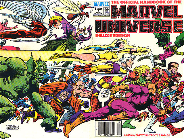 Official Handbook of the Marvel Universe Deluxe Edition - Marvel Comics (1 - Dec 1985) comic book collectible [Barcode 759606056989] - Main Image 2
