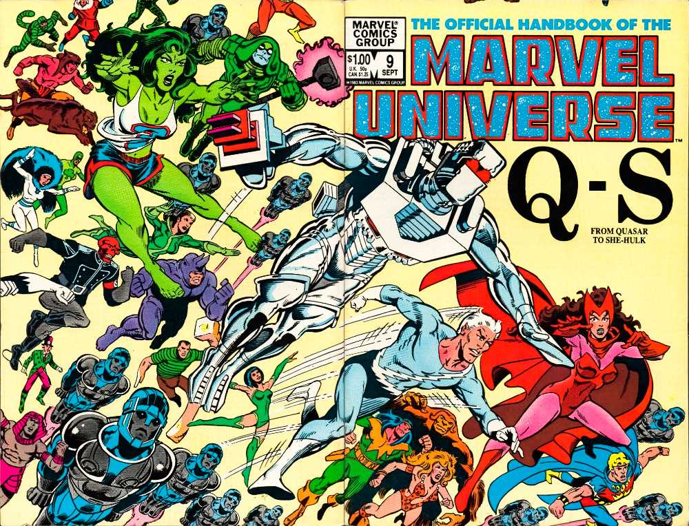 Official Handbook of the Marvel Universe (1983) #9 - Marvel Comics (9 - Sep 1983) comic book collectible - Main Image 3