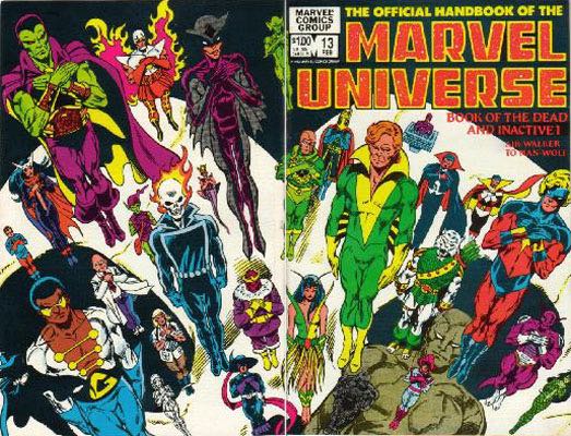 official handbook of the Marvel Universe:Update 89, The - Marvel Comics Group (13 - Feb 1984) comic book collectible - Main Image 2