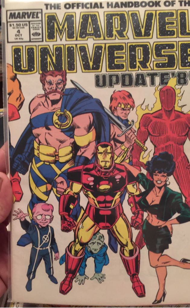 The official handbook of the Marvel Universe  comic book collectible [Barcode 071486028123] - Main Image 1