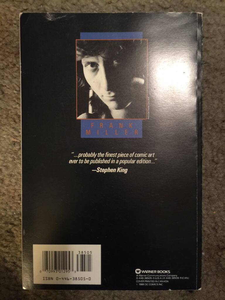 Batman: The Dark Knight Returns - DC (1) comic book collectible [Barcode 070993012953] - Main Image 2