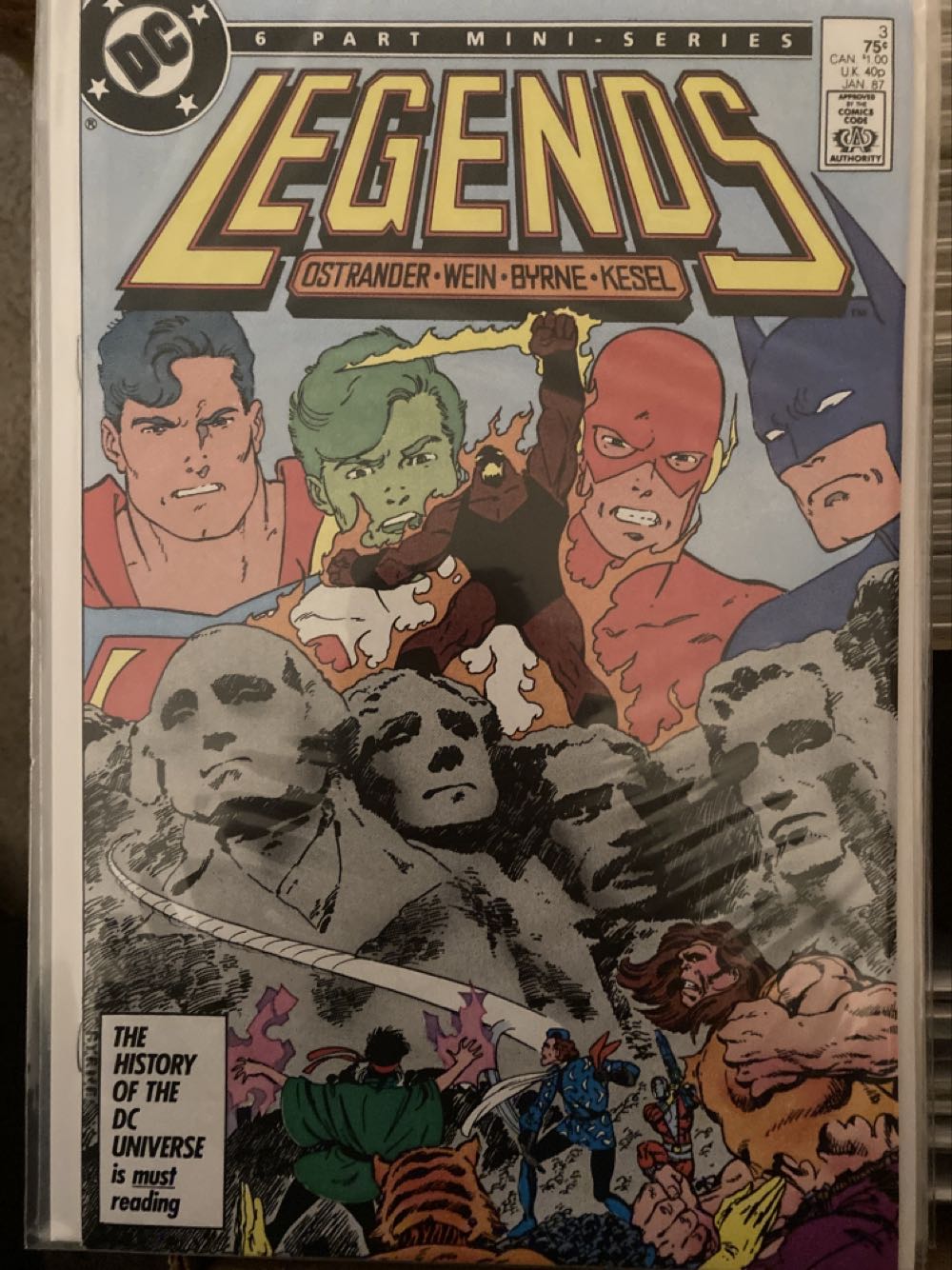 Legends - DC (3 - Jan 1987) comic book collectible [Barcode 761941202112] - Main Image 2