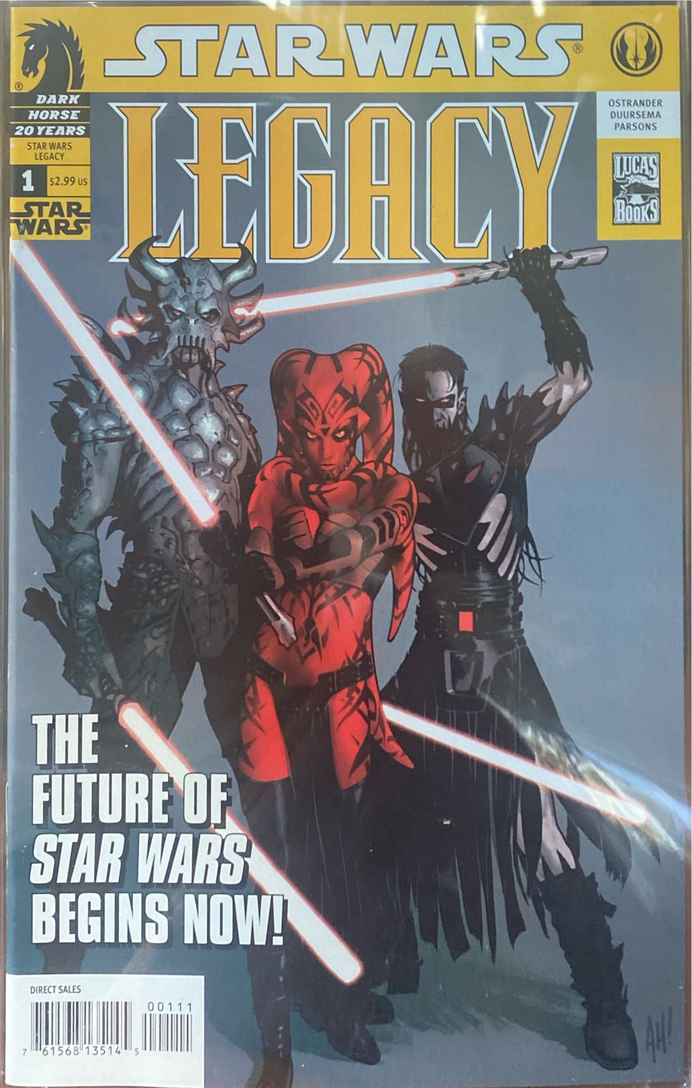 Star Wars: Legacy - Dark Horse (1 - Jun 2006) comic book collectible [Barcode 761568135145] - Main Image 3