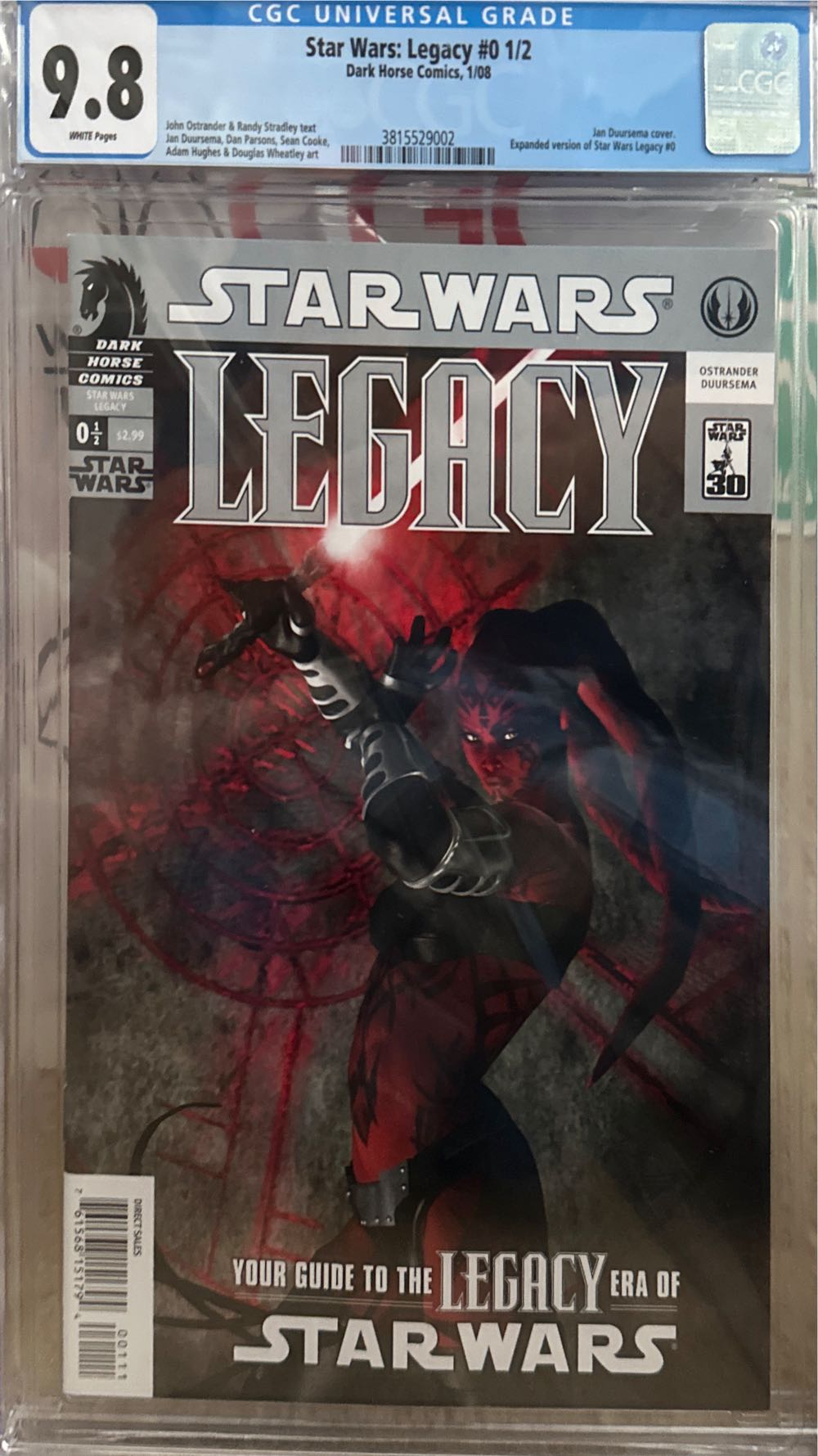 Star Wars Legacy - Dark Horse (5 - Jan 2008) comic book collectible [Barcode 76156815179400111] - Main Image 2