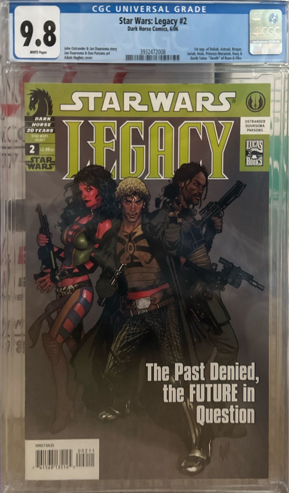 Legacy - Dark Horse Comics (2 - Nov 2006) comic book collectible [Barcode 76156813514500211] - Main Image 2