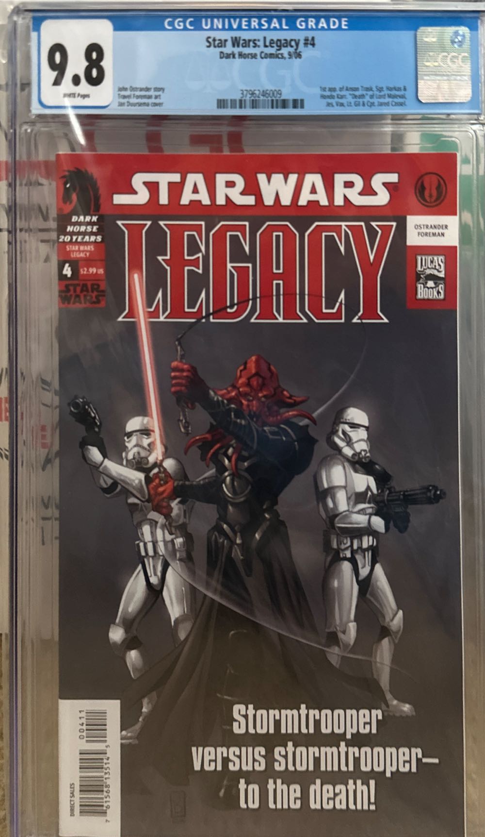 Star Wars: Legacy - Dark  Horse Comics (4 - Sep 2006) comic book collectible [Barcode 76156813514500411] - Main Image 2