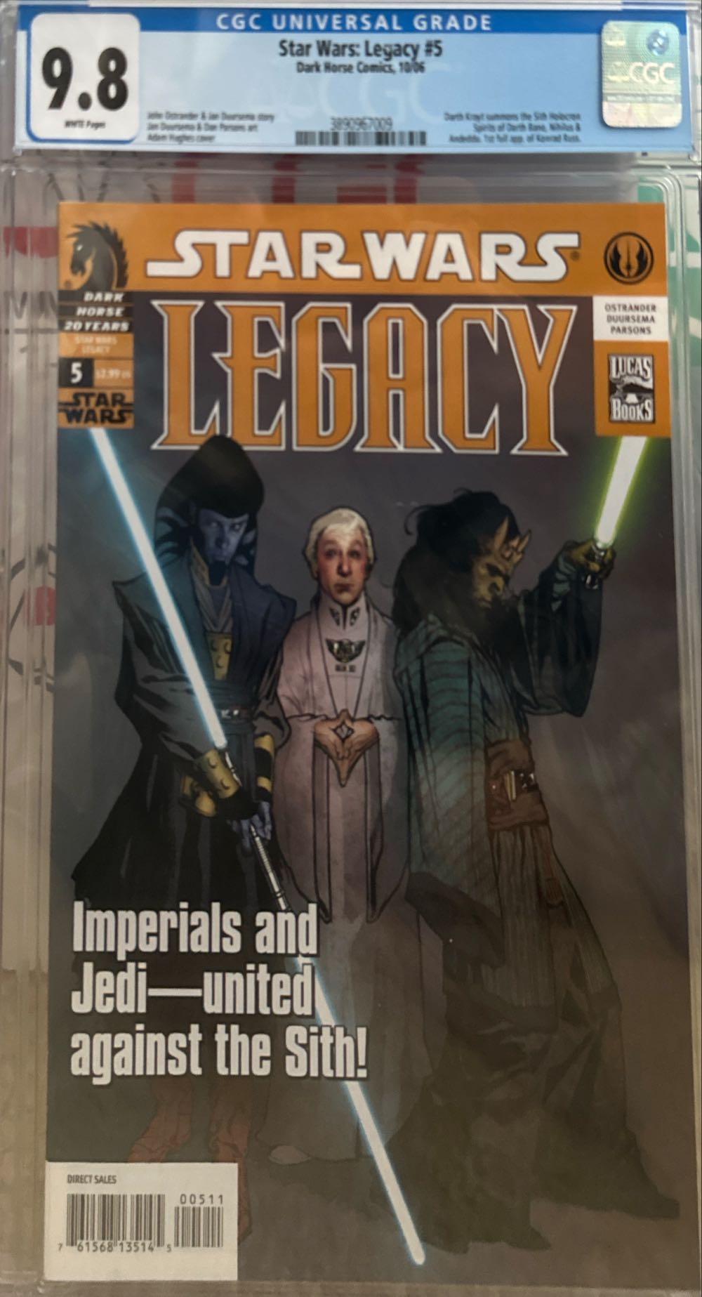 Star Wars: Legacy - Dark  Horse Comics (5 - Oct 2006) comic book collectible [Barcode 76156813514500511] - Main Image 2