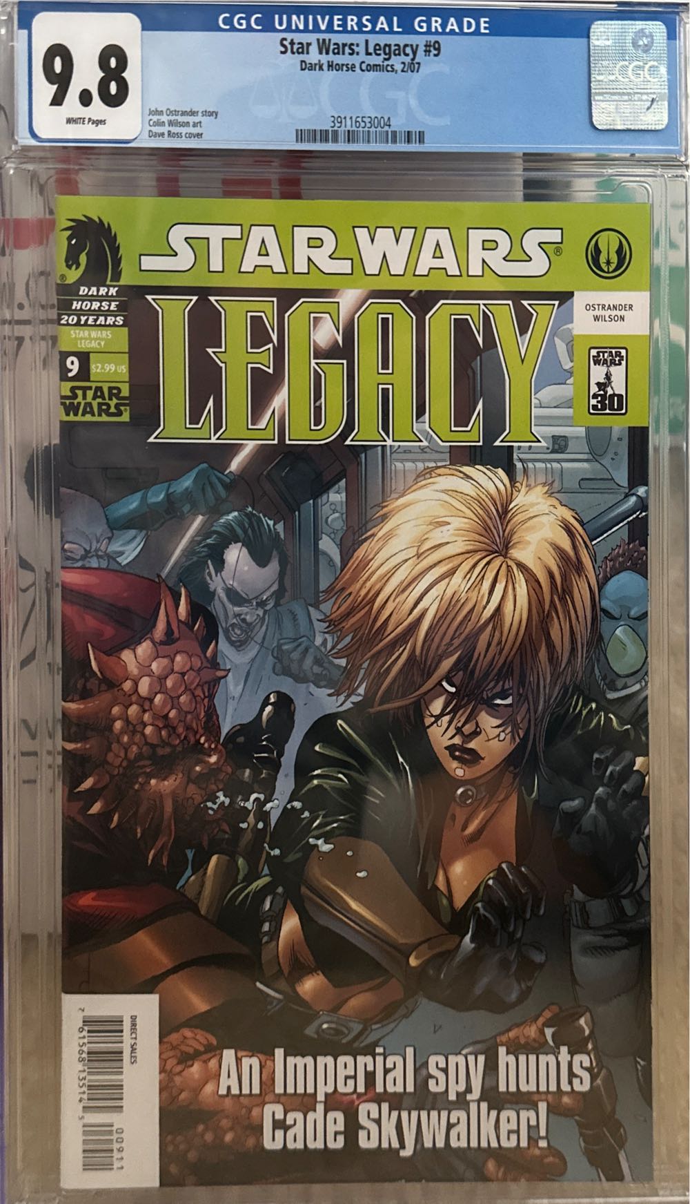 Star Wars: Legacy - Dark  Horse Comics (9 - Feb 2007) comic book collectible [Barcode 76156813514500911] - Main Image 2