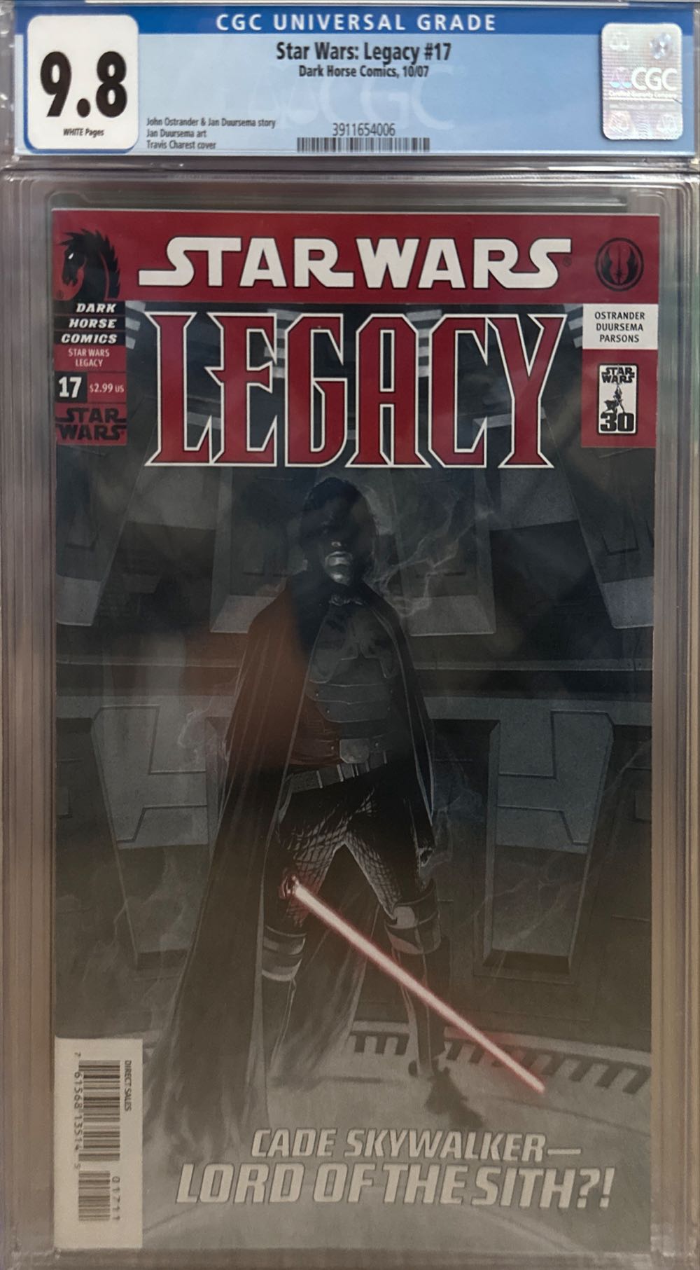 Star Wars: Legacy - Dark  Horse Comics (17 - Oct 2007) comic book collectible [Barcode 76156813514501711] - Main Image 2