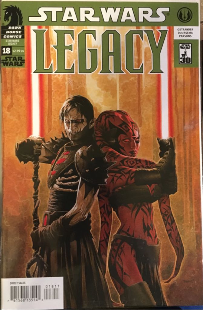 Star Wars Legacy - Dark Horse (18 - Dec 2007) comic book collectible [Barcode 76156813514501811] - Main Image 1