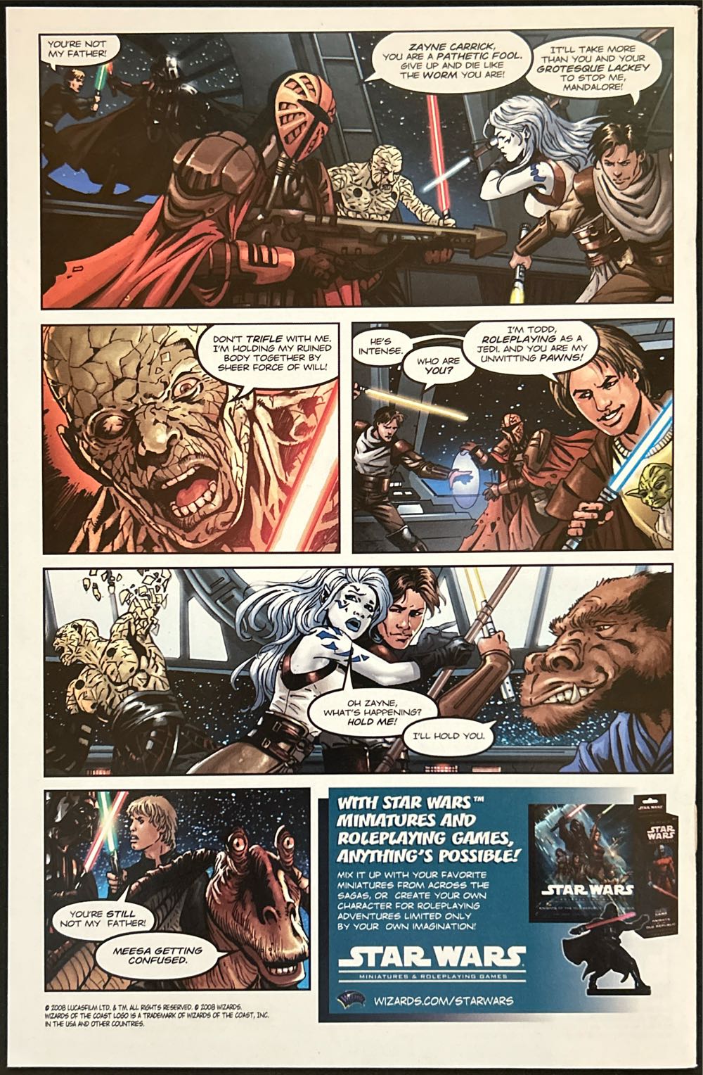 Star Wars: Legacy - Dark  Horse Comics (26 - Jul 2008) comic book collectible [Barcode 76156813514502611] - Main Image 2