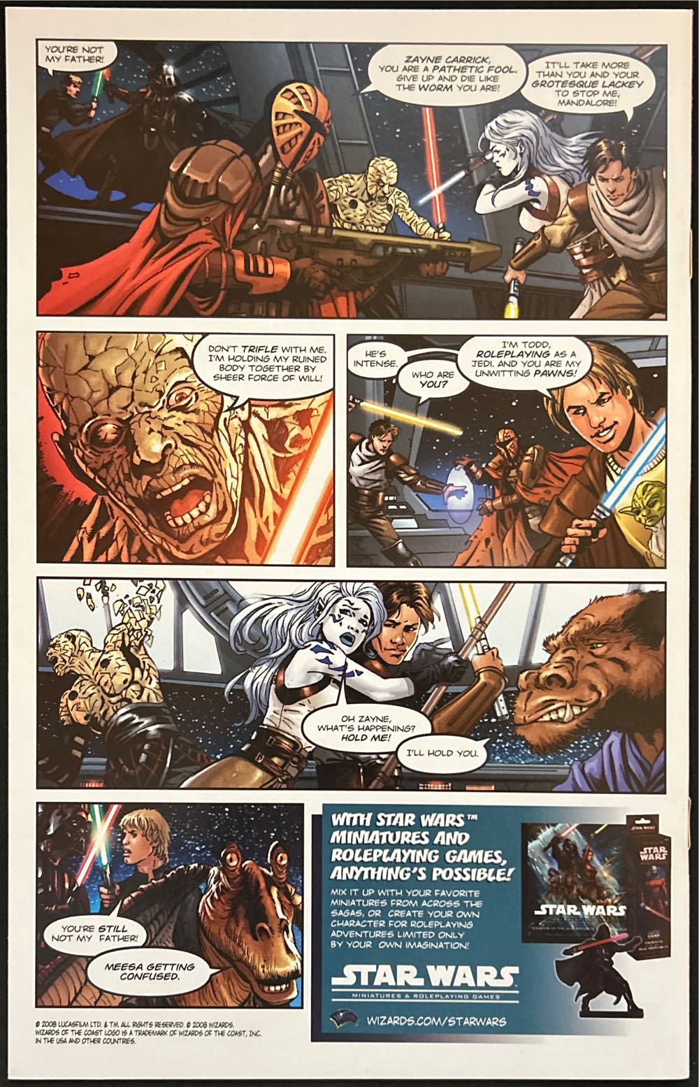 Star Wars: Legacy - Dark  Horse Comics (27 - Aug 2008) comic book collectible [Barcode 76156813514502711] - Main Image 2