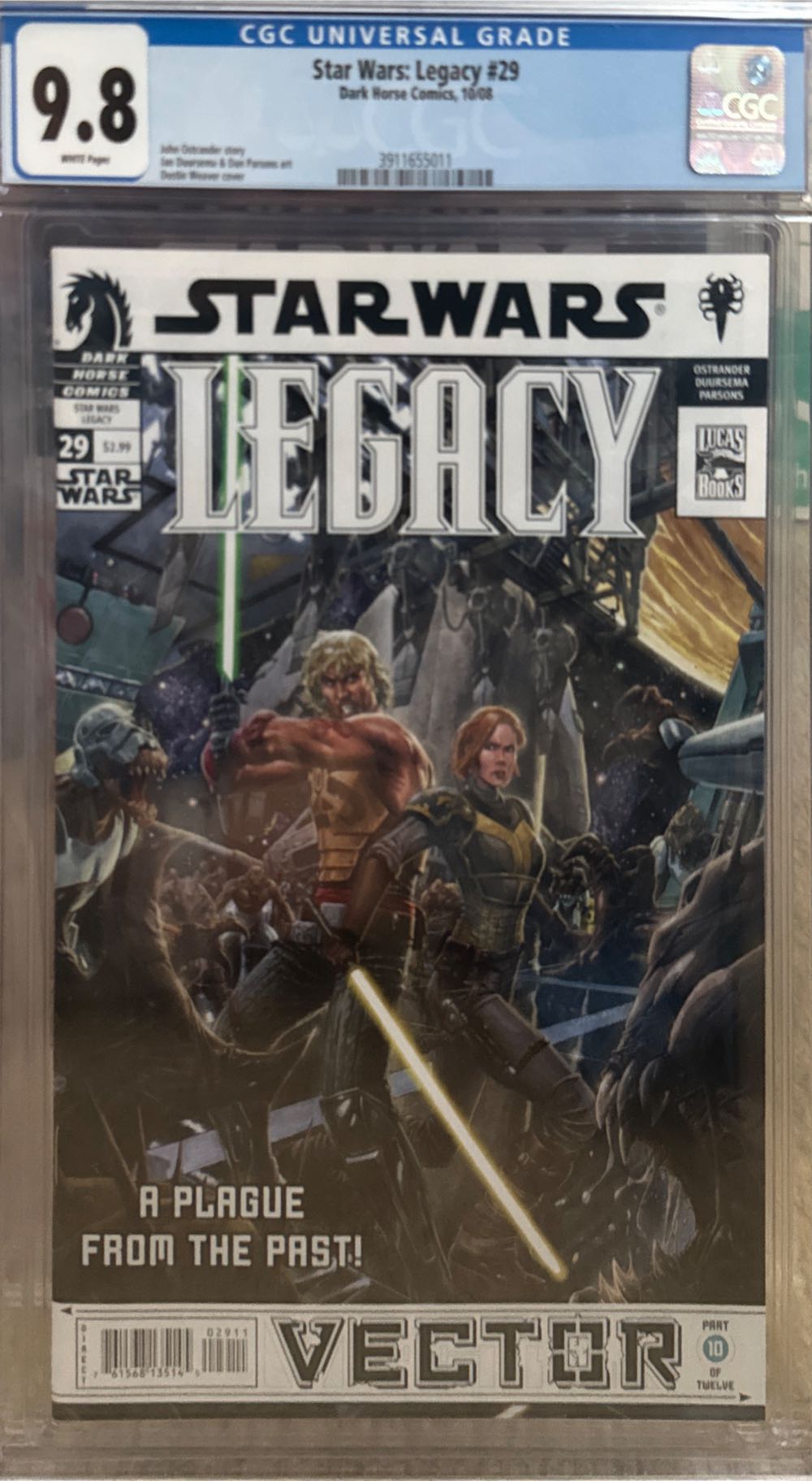 Star Wars: Legacy - Dark  Horse Comics (29 - Oct 2008) comic book collectible [Barcode 76156813514502911] - Main Image 2