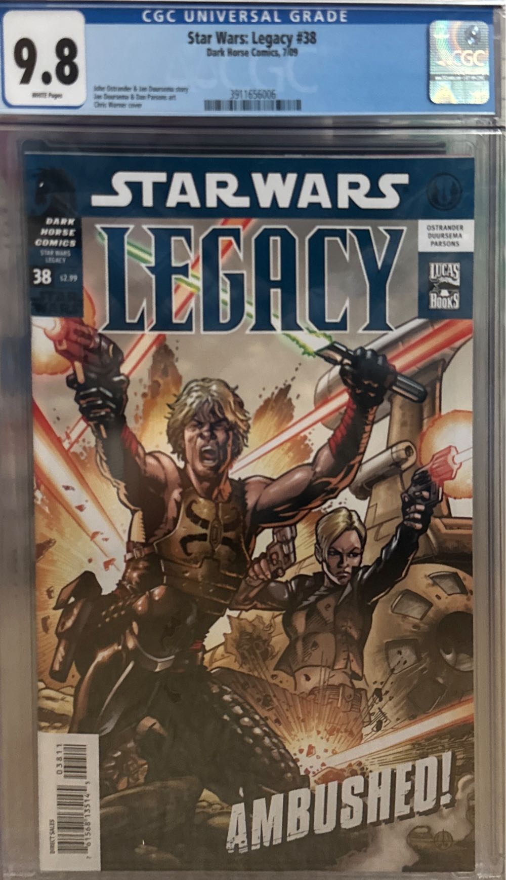 Star Wars: Legacy - Dark  Horse Comics (38 - Jul 2009) comic book collectible [Barcode 76156813514503811] - Main Image 2