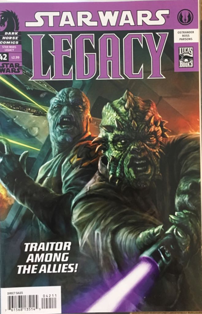 Star Wars Legacy - Dark Horse (42 - Nov 2009) comic book collectible [Barcode 76156813514504211] - Main Image 1