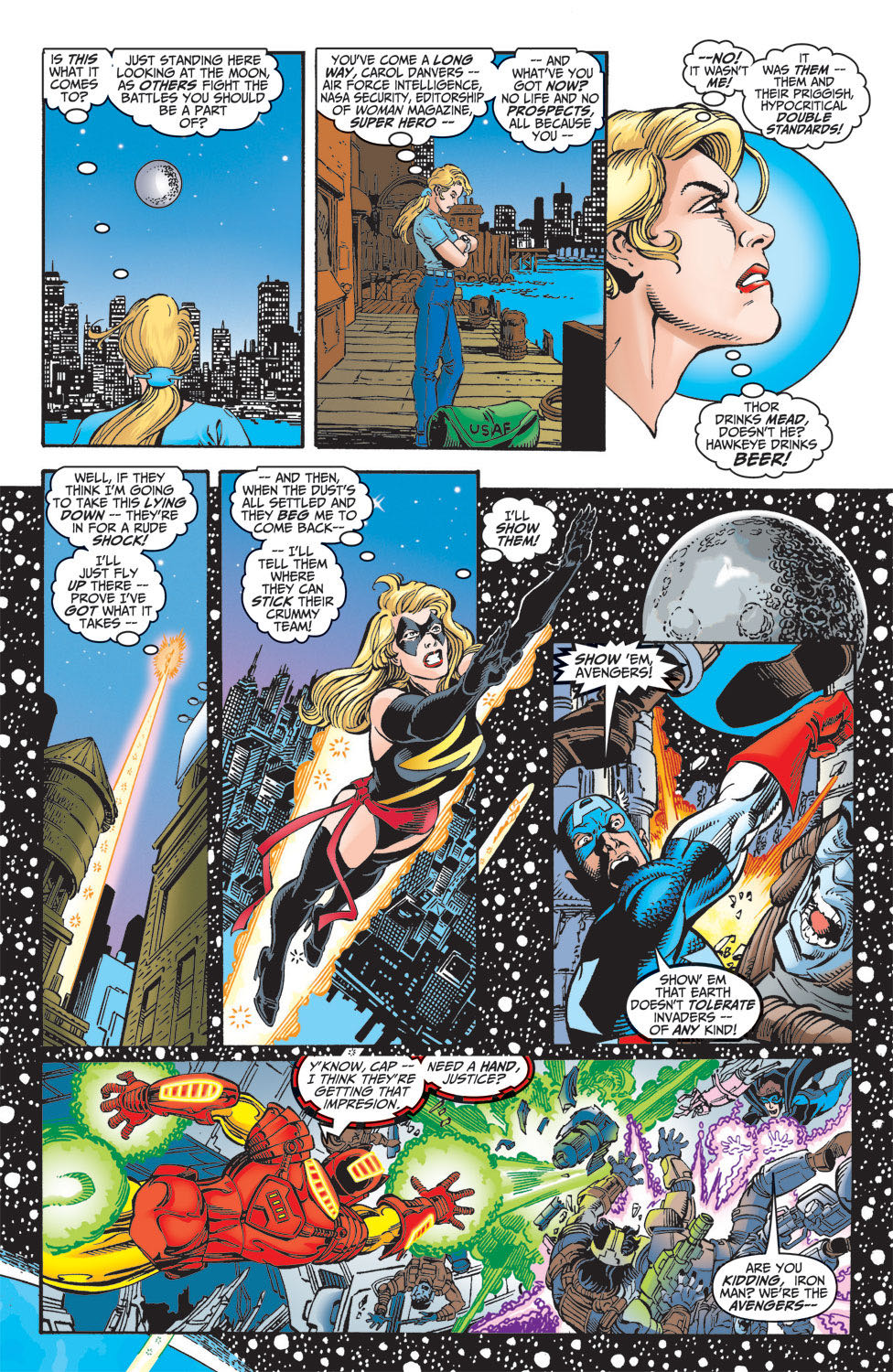 The Avengers - Marvel Comics (7 - Aug 1998) comic book collectible [Barcode 759606044580] - Main Image 4