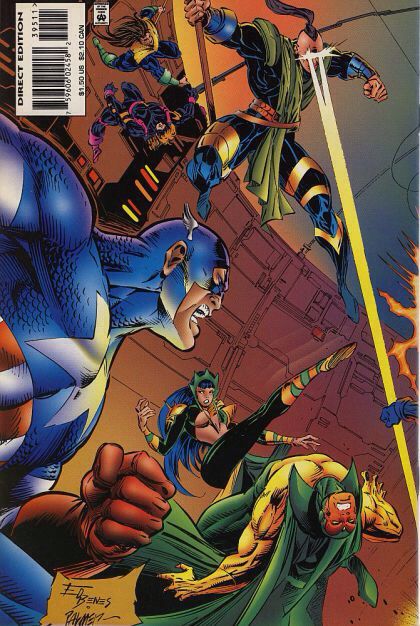 Avengers #395 - Marvel (395 - Feb 1996) comic book collectible [Barcode 759606070152] - Main Image 2