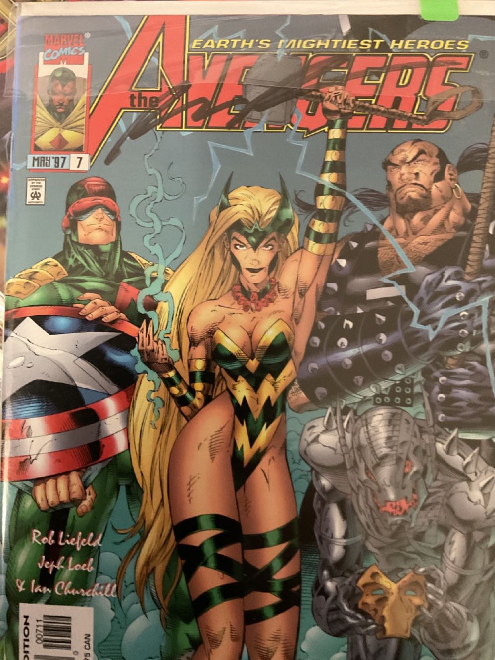 The Avengers - Marvel Comics (7 - May 1997) comic book collectible [Barcode 759606070152] - Main Image 2