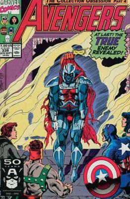 The Avengers - Marvel Comics (338 - Sep 1991) comic book collectible [Barcode 759606070152] - Main Image 1
