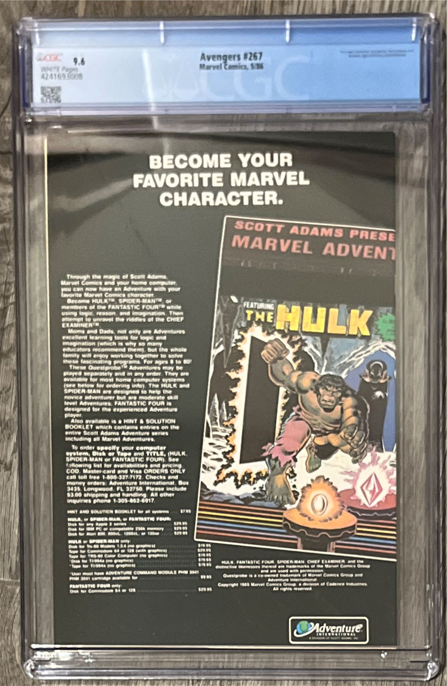 The Avengers - Marvel 25th Anniversary (267 - May 1986) comic book collectible [Barcode 759606070152] - Main Image 2