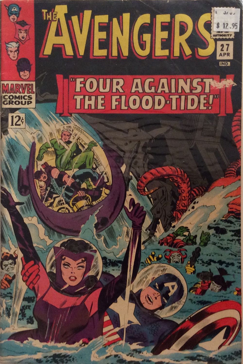 The Avengers, Vol. 1 - Marvel Comcs (27 - Apr 1966) comic book collectible [Barcode 759606024582] - Main Image 2