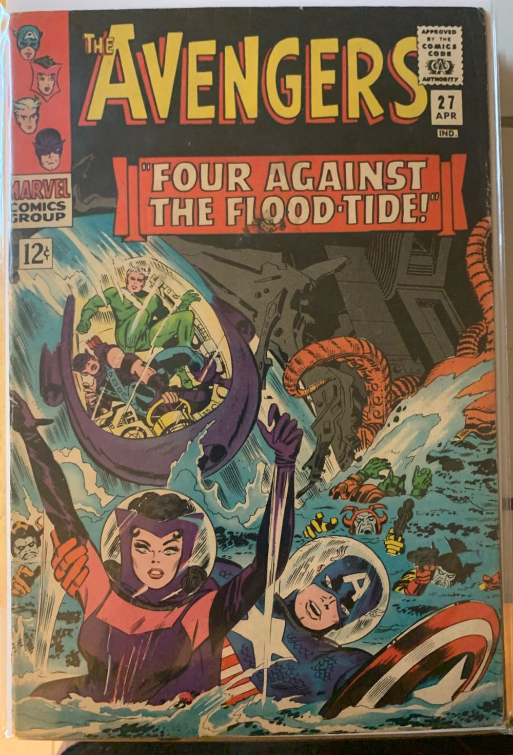 The Avengers, Vol. 1 - Marvel Comcs (27 - Apr 1966) comic book collectible [Barcode 759606024582] - Main Image 3