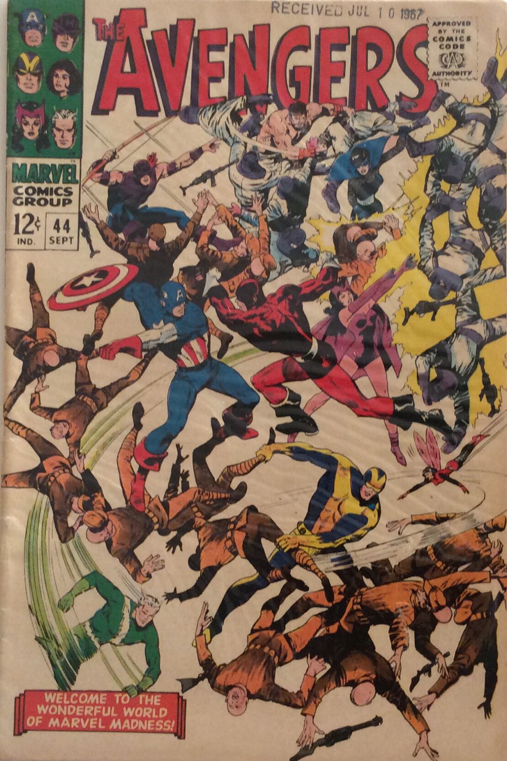 Avengers- The - Marvel Comics (44 - 09/1967) comic book collectible [Barcode 071486024583] - Main Image 2