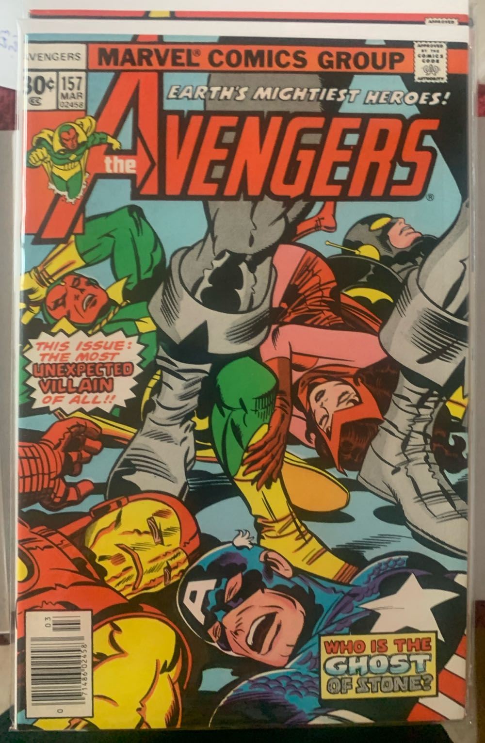 Avengers- The - Marvel Comics (157 - Mar 1977) comic book collectible [Barcode 759606079025] - Main Image 3