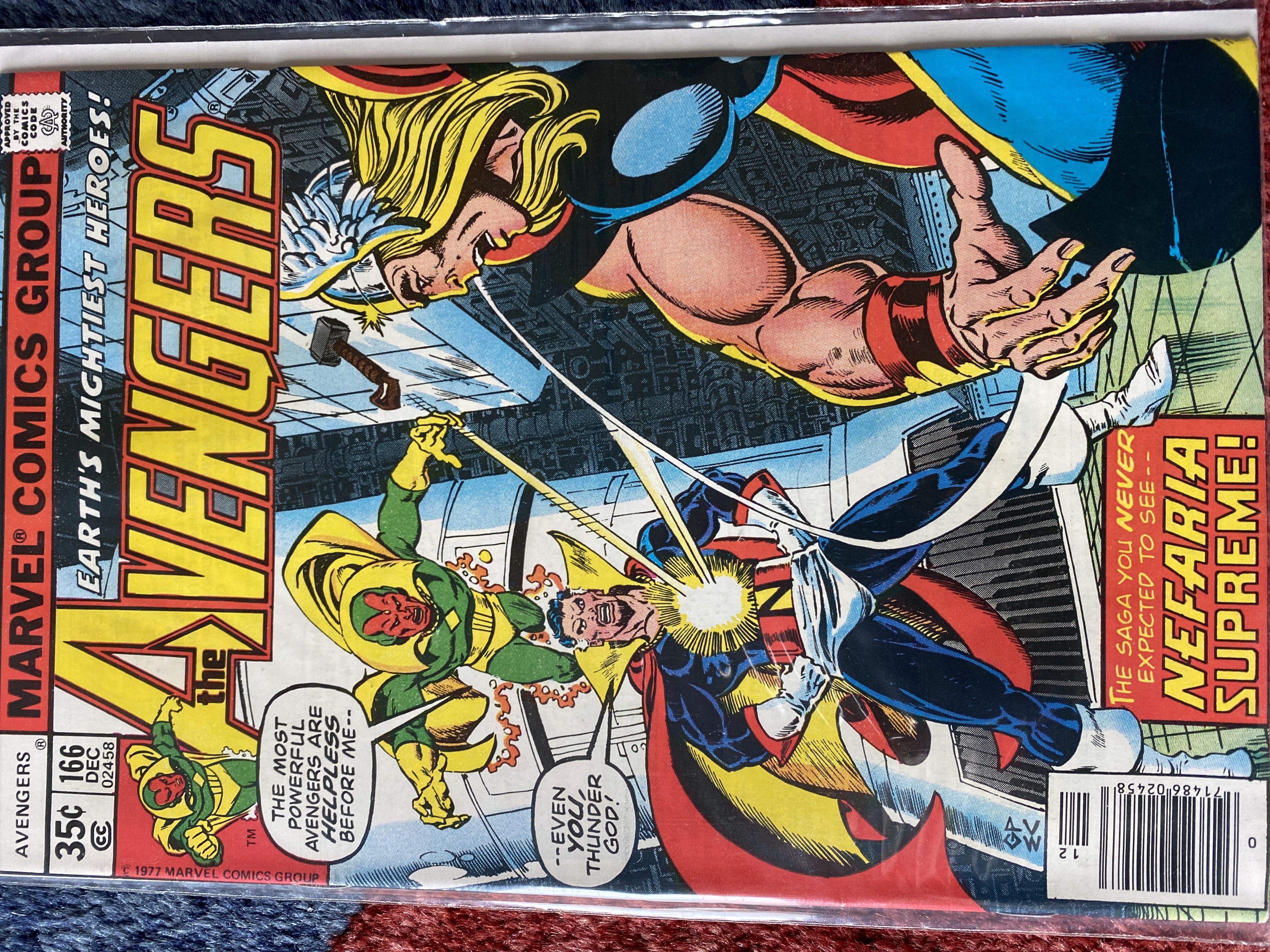 The Avengers - Marvel Comics (170 - Apr 1978) comic book collectible [Barcode 759606070152] - Main Image 2