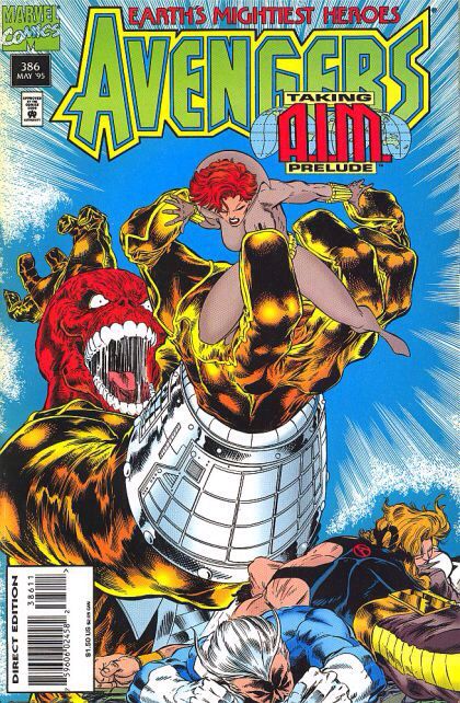 The Avengers - Marvel Comics (386 - May 1995) comic book collectible [Barcode 759606070152] - Main Image 1