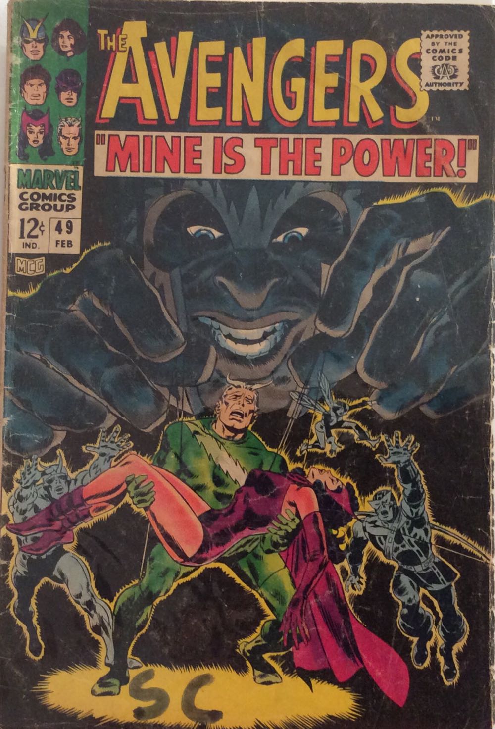 Avengers (Vol. 1) - Marvel Comcs (49 - 02/1968) comic book collectible [Barcode 759606070152] - Main Image 2
