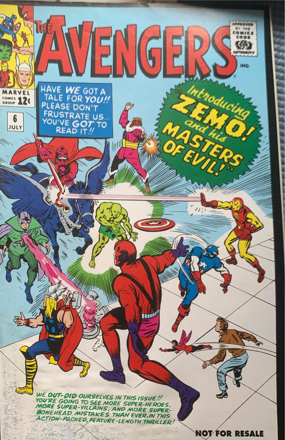 The Avengers - Marvel Comics (6 - Jul 1964) comic book collectible - Main Image 3