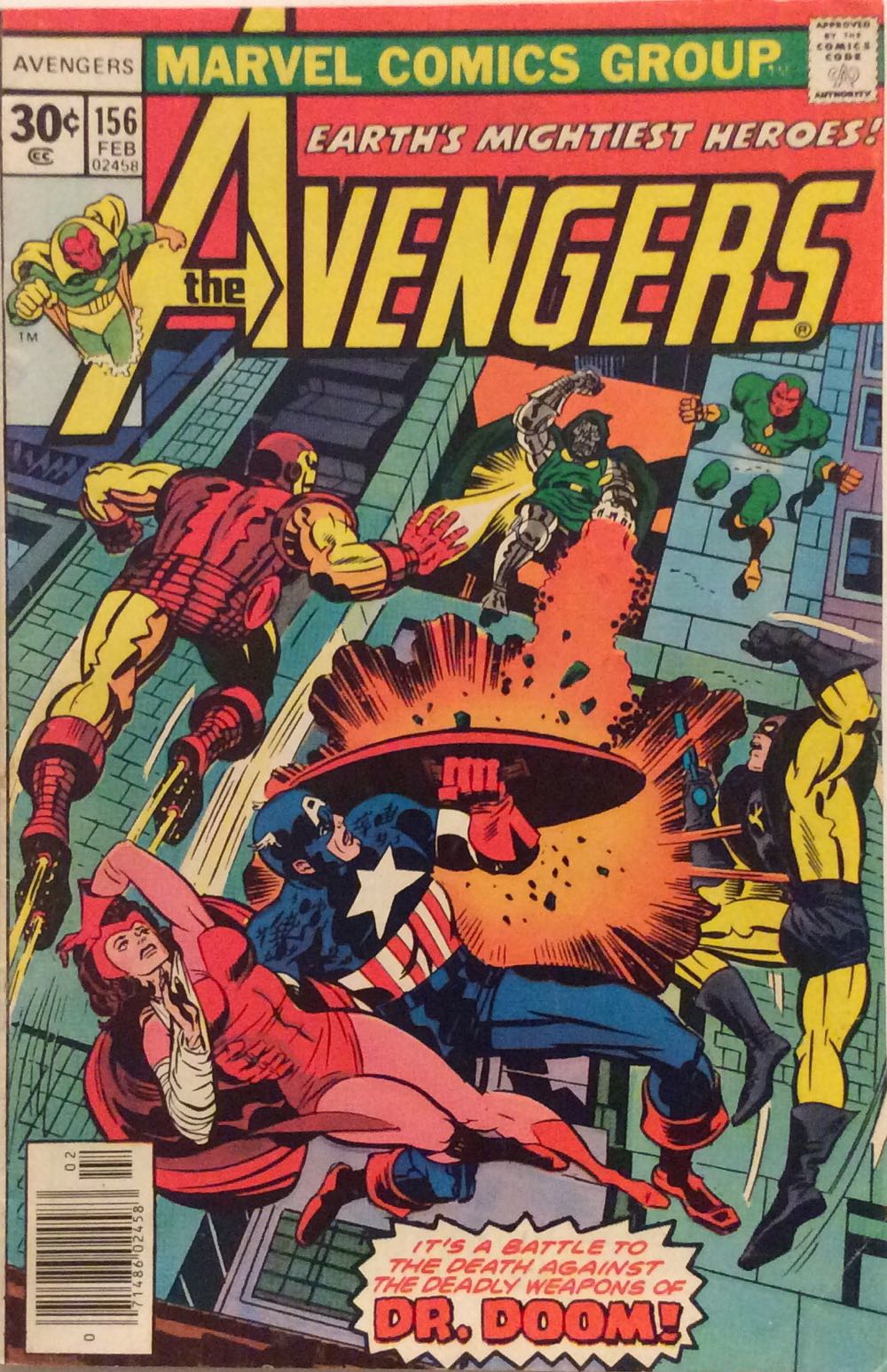Avengers #156 - Marvel Comics (156 - Feb 1977) comic book collectible - Main Image 2